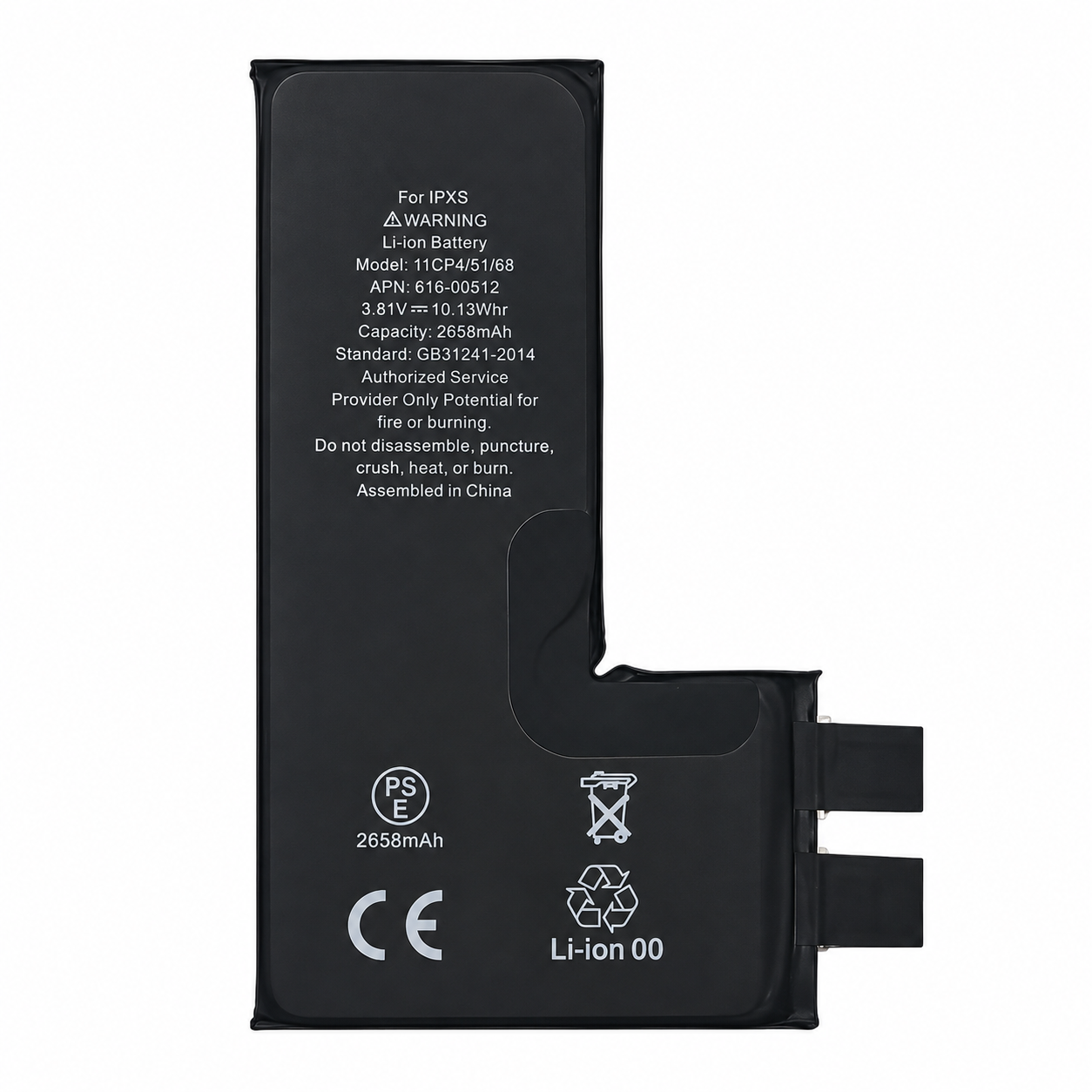 2658mAh Battery Cell for iPhone XS Repair and Wholesale 2658mAh Battery Cell for iPhone XS Repair and Wholesale