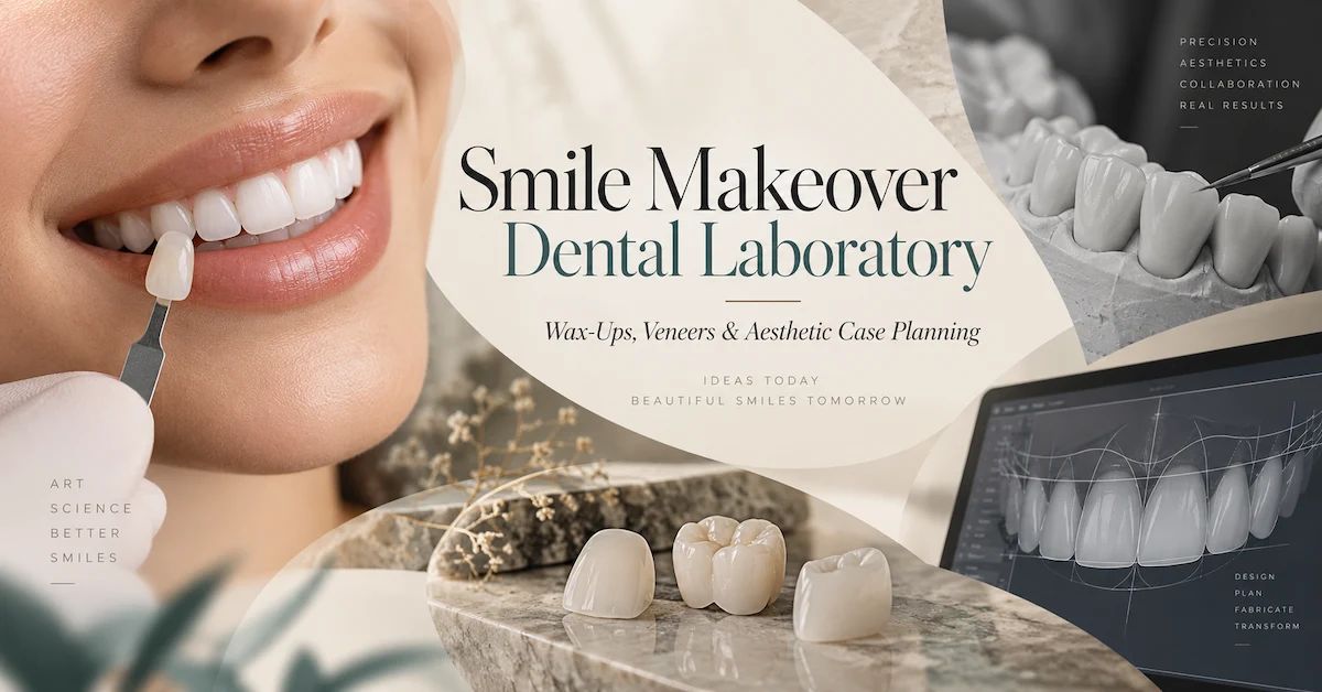 Smile Makeover Dental Laboratory: A Buyer Guide to Wax-Ups, Veneers, and Multi-Unit Aesthetic Control