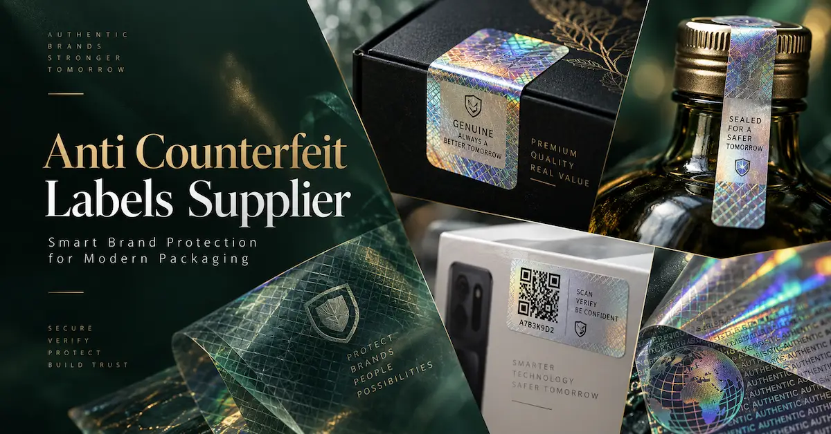 Anti counterfeit labels supplier brand safety