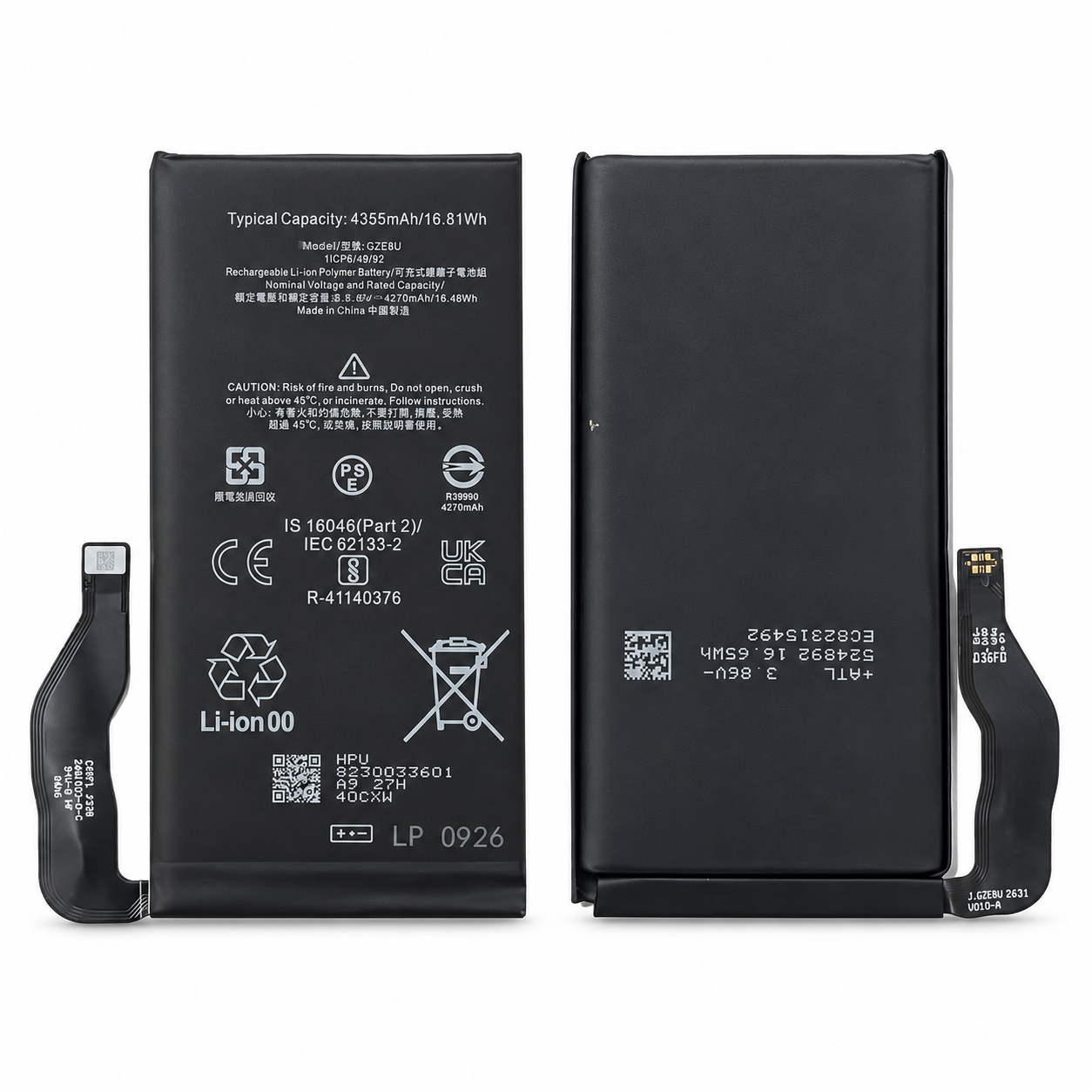 GZE8U 4355mAh Replacement Battery for Google Pixel 7 GZE8U 4355mAh Replacement Battery for Google Pixel 7