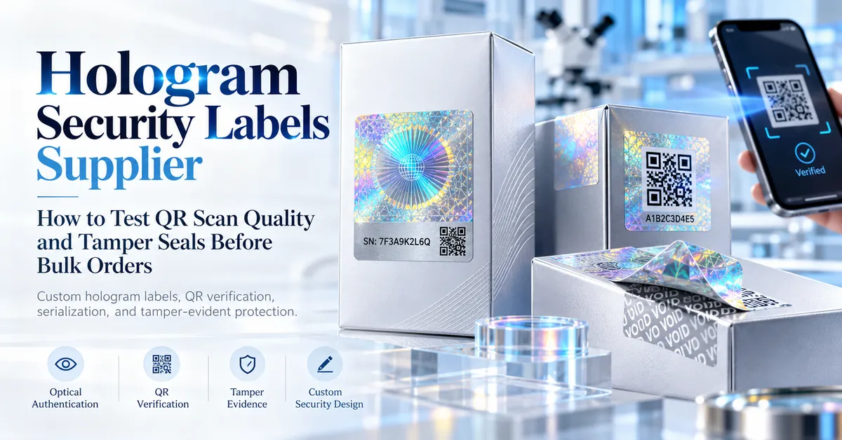 hologram security labels supplier